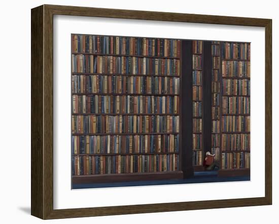 The Book Worm-Rebecca Campbell-Framed Giclee Print