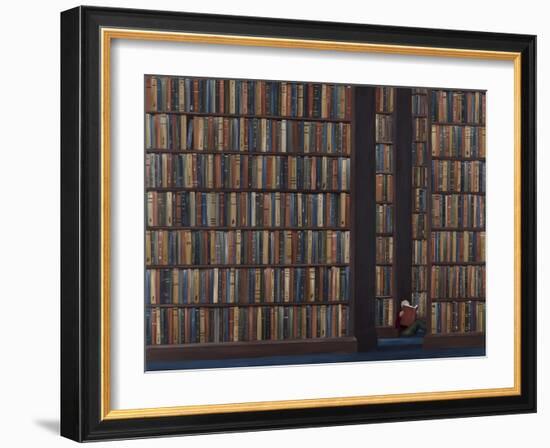 The Book Worm-Rebecca Campbell-Framed Giclee Print