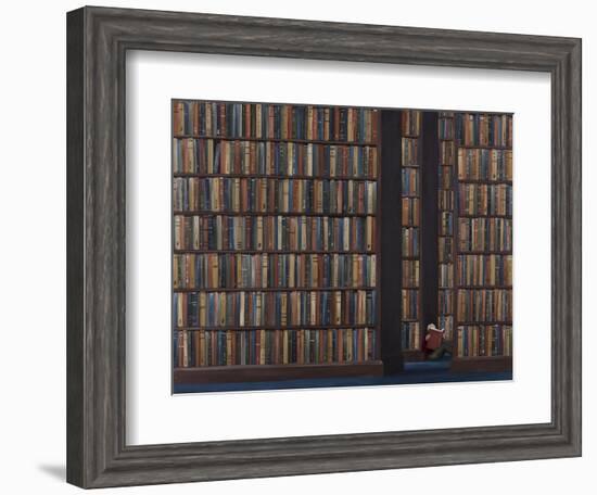 The Book Worm-Rebecca Campbell-Framed Giclee Print