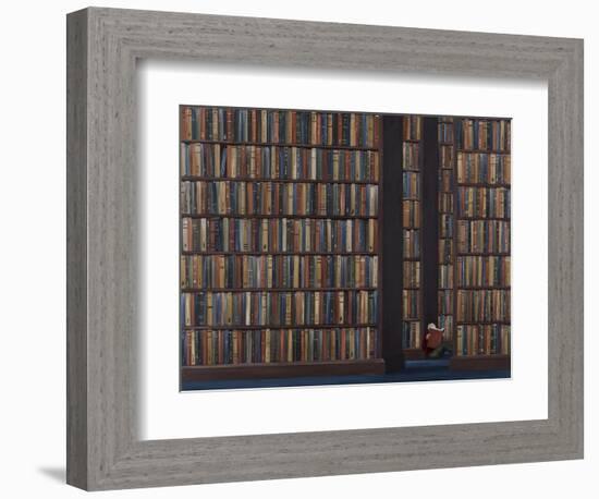 The Book Worm-Rebecca Campbell-Framed Giclee Print
