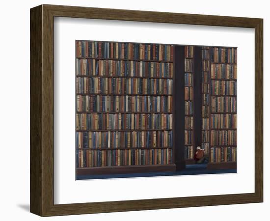 The Book Worm-Rebecca Campbell-Framed Giclee Print