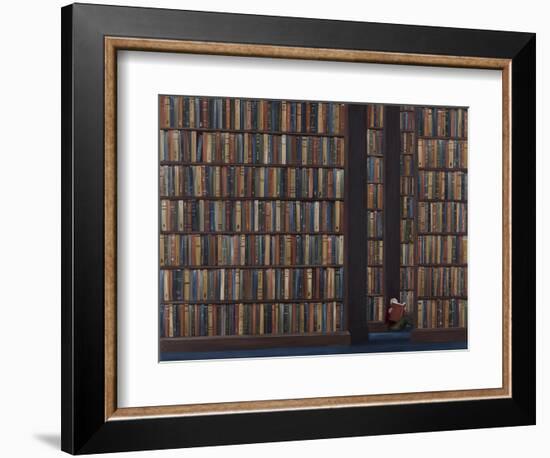 The Book Worm-Rebecca Campbell-Framed Giclee Print