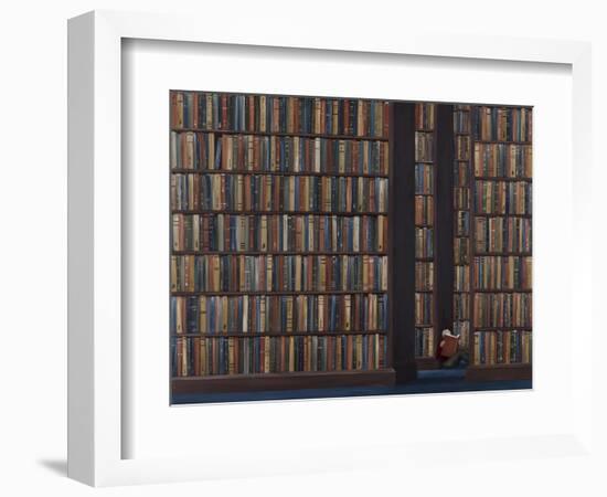 The Book Worm-Rebecca Campbell-Framed Giclee Print