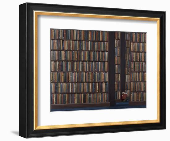 The Book Worm-Rebecca Campbell-Framed Giclee Print