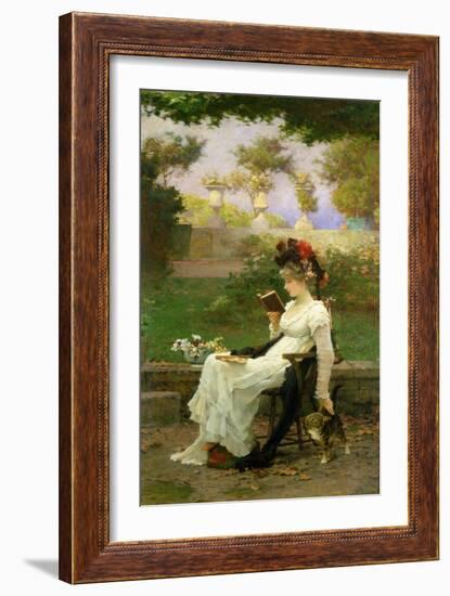 The Book-Marcus Stone-Framed Giclee Print