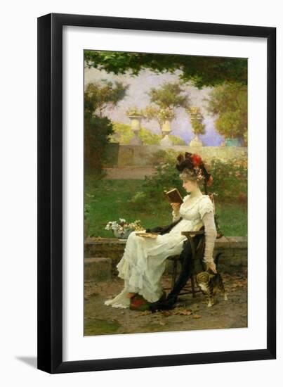 The Book-Marcus Stone-Framed Giclee Print