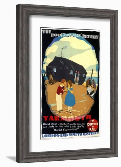 The Booklovers Britain-null-Framed Art Print