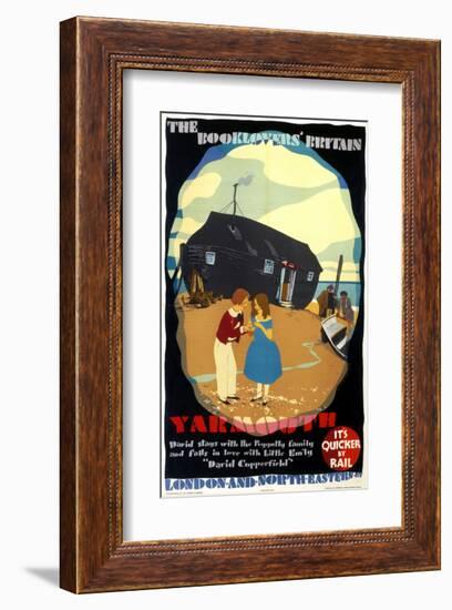 The Booklovers Britain-null-Framed Art Print