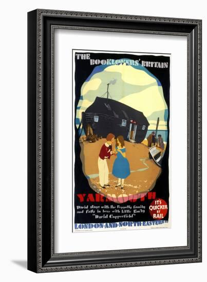 The Booklovers Britain-null-Framed Art Print