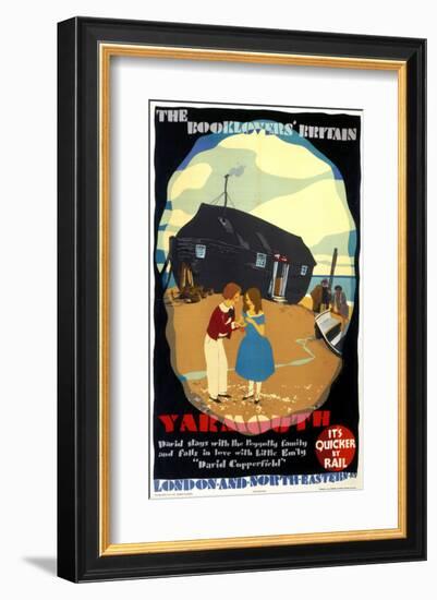 The Booklovers Britain-null-Framed Art Print