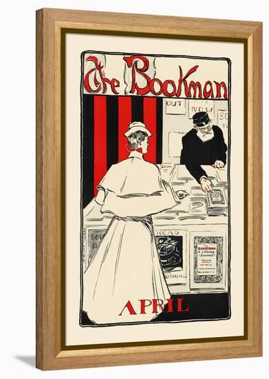 The Bookman, April-James Montgomery Flagg-Framed Stretched Canvas