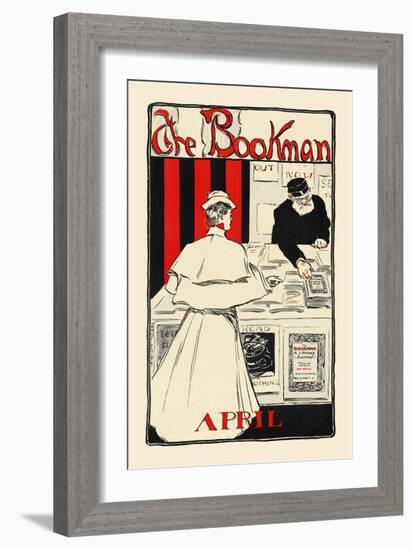 The Bookman, April-James Montgomery Flagg-Framed Art Print