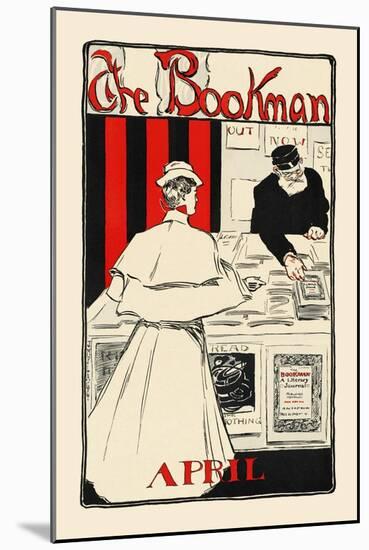 The Bookman, April-James Montgomery Flagg-Mounted Art Print