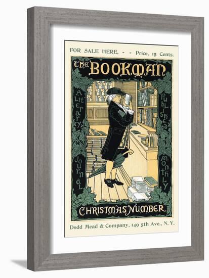 The Bookman Christmas Number For Sale Here-Louis Rhead-Framed Art Print