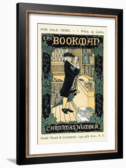 The Bookman Christmas Number For Sale Here-Louis Rhead-Framed Art Print