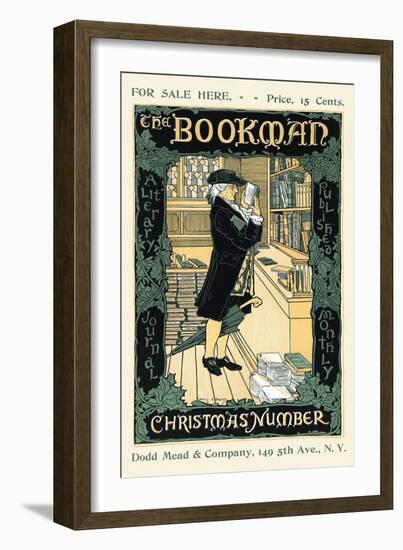 The Bookman Christmas Number for Sale Here-Louis Rhead-Framed Art Print