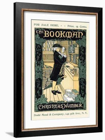 The Bookman Christmas Number for Sale Here-Louis Rhead-Framed Art Print