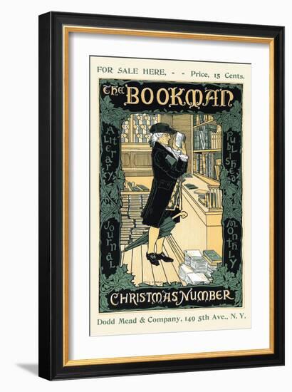 The Bookman Christmas Number for Sale Here-Louis Rhead-Framed Art Print