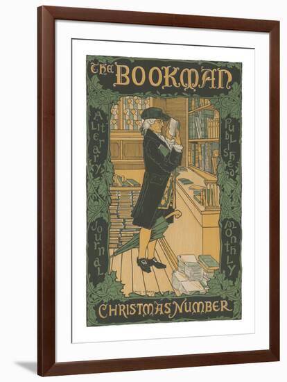 The Bookman-Louis Rhead-Framed Premium Giclee Print