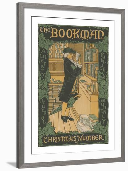 The Bookman-Louis Rhead-Framed Premium Giclee Print