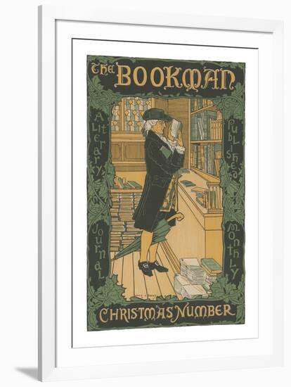 The Bookman-Louis Rhead-Framed Premium Giclee Print