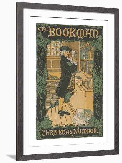 The Bookman-Louis Rhead-Framed Premium Giclee Print