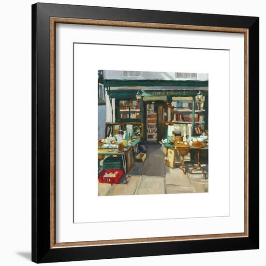 The Bookshop, Flask Walk-Lesley Dabson-Framed Limited Edition