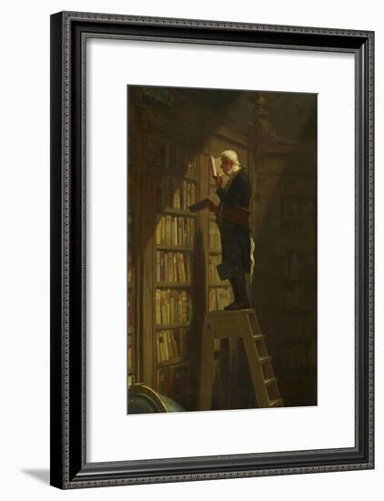 The Bookworm, C. 1850-Carl Spitzweg-Framed Giclee Print