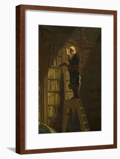 The Bookworm, C. 1850-Carl Spitzweg-Framed Giclee Print