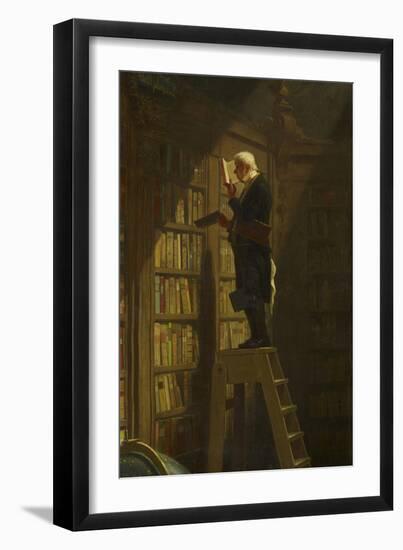 The Bookworm, C. 1850-Carl Spitzweg-Framed Giclee Print