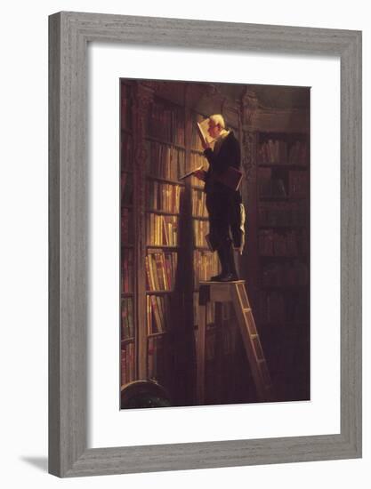 The Bookworm-Carl Spitzweg-Framed Premium Giclee Print