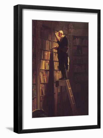 The Bookworm-Carl Spitzweg-Framed Premium Giclee Print