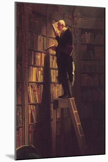 The Bookworm-Carl Spitzweg-Mounted Premium Giclee Print