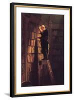 The Bookworm-Carl Spitzweg-Framed Art Print