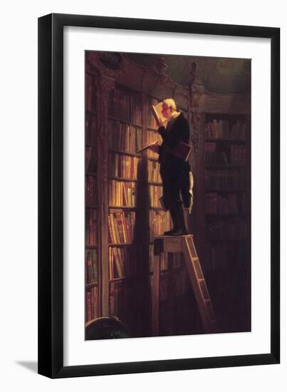 The Bookworm-Carl Spitzweg-Framed Premium Giclee Print