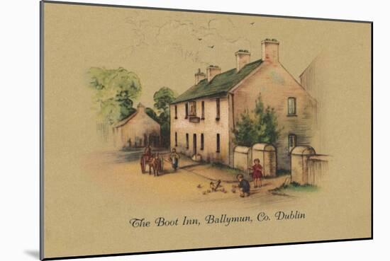 'The Boot Inn, Ballymun, Co. Dublin', 1939-Unknown-Mounted Giclee Print