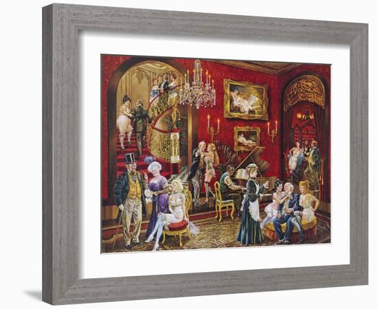 The Bordello-Lee Dubin-Framed Giclee Print