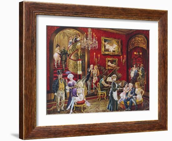 The Bordello-Lee Dubin-Framed Giclee Print