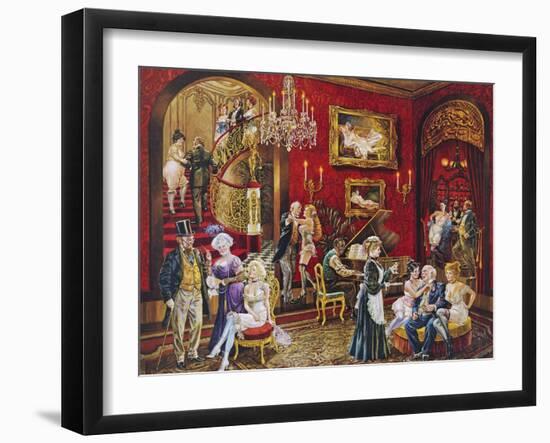 The Bordello-Lee Dubin-Framed Giclee Print