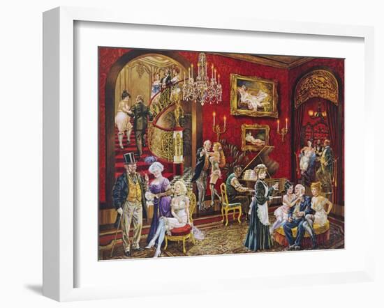 The Bordello-Lee Dubin-Framed Giclee Print