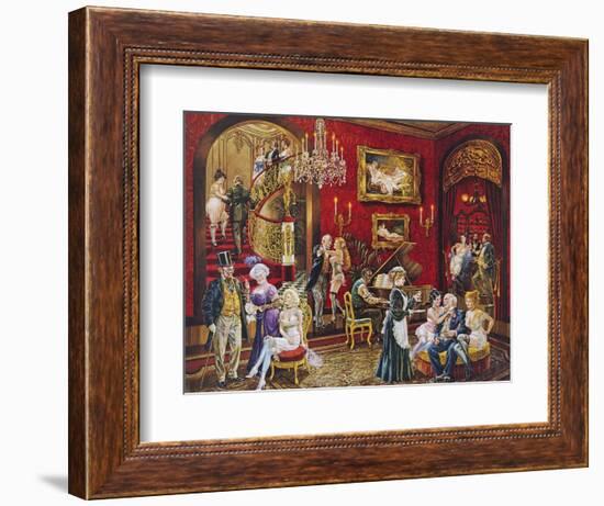 The Bordello-Lee Dubin-Framed Giclee Print