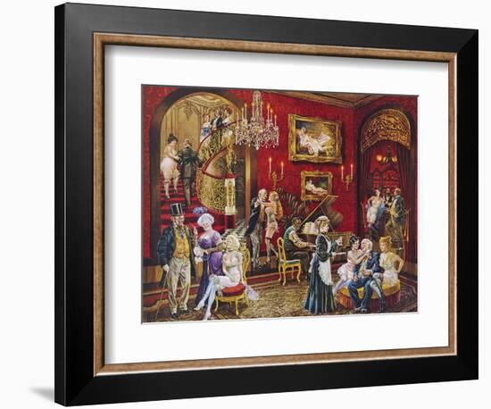 The Bordello-Lee Dubin-Framed Giclee Print