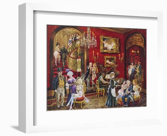 The Bordello-Lee Dubin-Framed Giclee Print