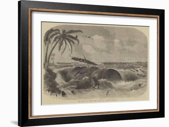 The Bore, or Great Tidal Wave, at Calcutta-null-Framed Giclee Print