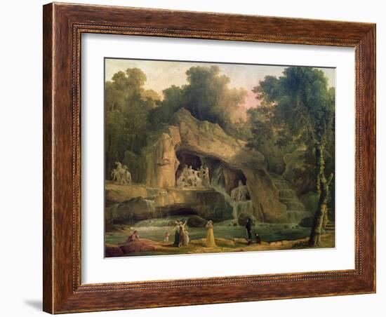 The Bosquet Des Bains D'Apollo-Hubert Robert-Framed Giclee Print