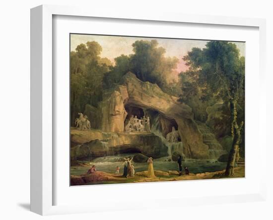 The Bosquet Des Bains D'Apollo-Hubert Robert-Framed Giclee Print