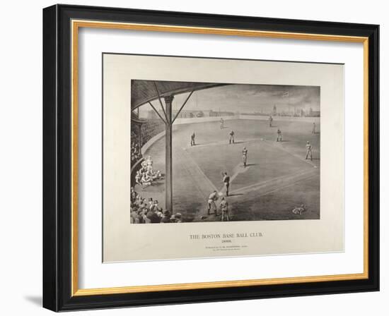 The Boston Base Ball Club-null-Framed Giclee Print