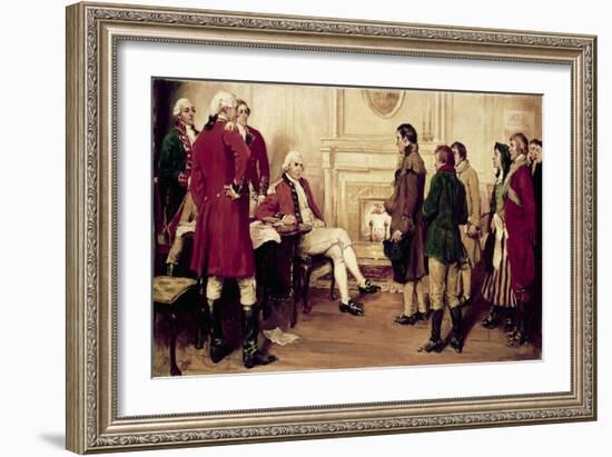 The Boston Boys Protest to General Thomas Gage-Frederick Coffay Yohn-Framed Giclee Print