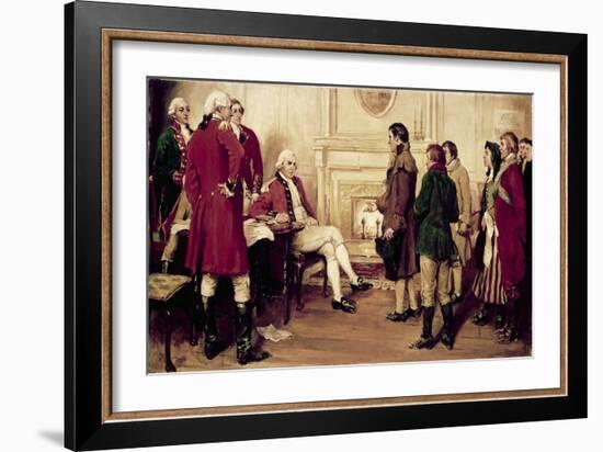 The Boston Boys Protest to General Thomas Gage-Frederick Coffay Yohn-Framed Giclee Print