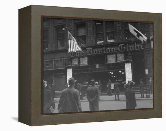 The Boston Globe Building-Walter Sanders-Framed Premier Image Canvas